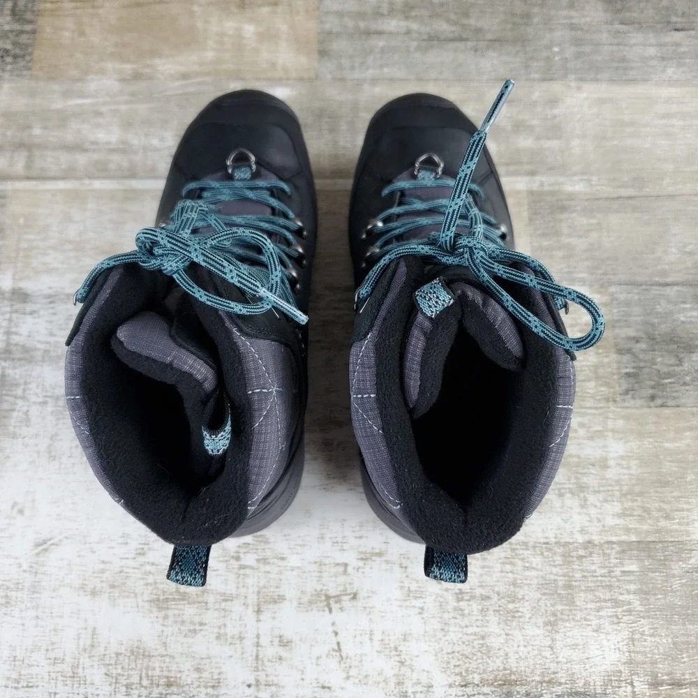 Keen Revel IV High Polar Women Boot Sz 9 Black North Atlantic Waterproof Leather